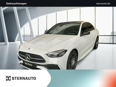 Gebraucht Mercedes C180 AMG line 170 PS (125 kW) 2025 Unilack polarweiß Limousine