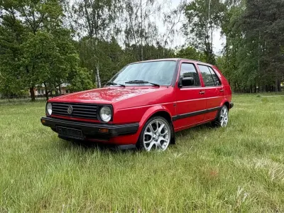 Brugt VW Golf II 54 HK (39 kW) 1988 Rød Hatchback