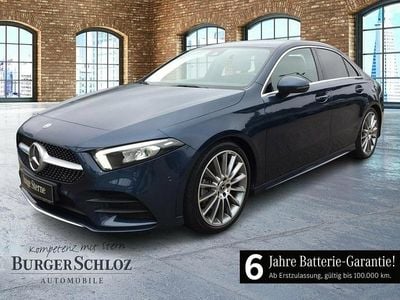 Denimblau metallic Gebraucht 2022 Mercedes A250 AMG Limousine | 27.800 € (Fairer Preis)