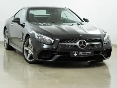 Używany Mercedes SL500 AMG line 455 KM (334 kW) 2018 Czarny Kabriolet