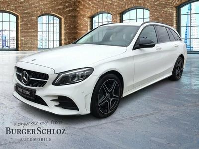 gebraucht Mercedes C220 d 4MATIC T-Modell AMG STH Night SpurH KAM