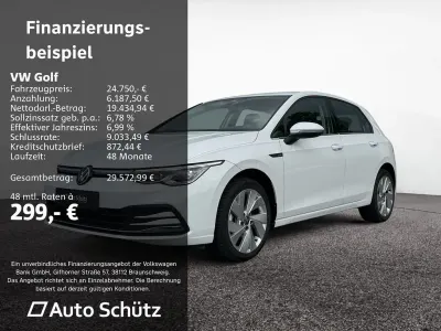 Brugt VW Golf VIII Style 131 HK (96 kW) 2024 Hvid Sedan
