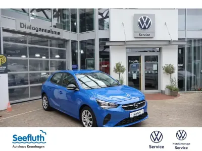 Gebraucht Opel Corsa Edition 101 PS (74 kW) 2021 Perl blau/voltaik blau Kleinwagen