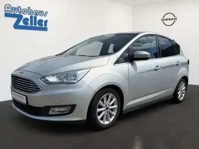 Gebraucht Ford C-MAX Titanium 125 PS (91 kW) 2016 Polarsilber metallic Van / Kleinbus