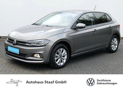 Limestone grey metallic Gebraucht 2021 VW Polo Highline Limousine | 18.490 € (Fairer Preis)
