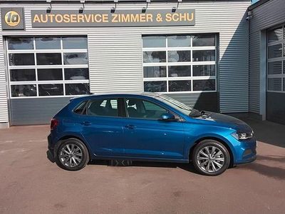Gebraucht VW Polo Comfortline 110 PS (80 kW) 2021 Blau Kleinwagen