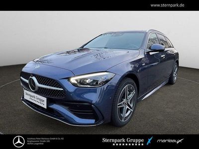 Blau Gebraucht 2025 Mercedes C300e AMG Limousine | 48.540 € (Fairer Preis)