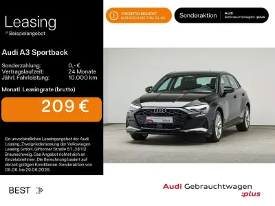 Gebraucht Audi A3 Ambiente 150 PS (110 kW) 2025 Mythosschwarz metallic Limousine