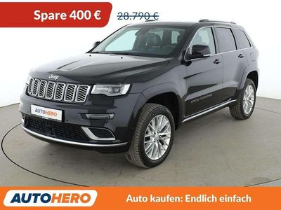 Gebraucht Jeep Grand Cherokee Summit 250 PS (183 kW) 2019 Diamond black SUV