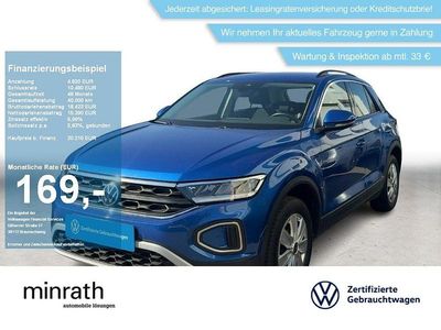 Gebraucht VW T-Roc Life 150 PS (110 kW) 2022 Blau SUV