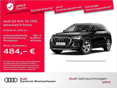 Gebraucht Audi Q3 Advanced Plus 150 PS (110 kW) 2025 Mythosschwarz metallic SUV