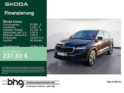 Schwarz Gebraucht 2022 Skoda Karoq Selection SUV | 25.960 € (Guter Preis)