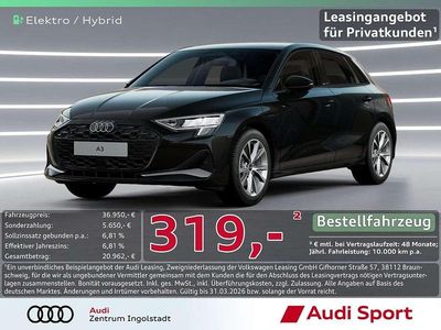Brillantschwarz Neu 2025 Audi A3 Limousine | 36.950 € (Guter Preis)