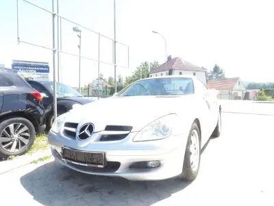 Gebraucht Mercedes SLK200 163 PS (119 kW) 2004 Iridiumsilber  metalliclack Cabrio