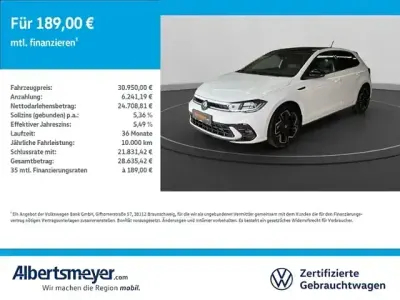 Neu VW Polo R-line 116 PS (85 kW) 2026 Weiß Kleinwagen