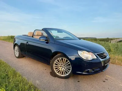 Gebraucht VW Eos 150 PS (110 kW) 2009 Blau Cabrio