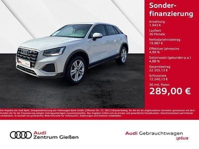 Gebraucht Audi Q2 Advanced Plus 116 PS (85 kW) 2022 Gletscherweiß metallic SUV