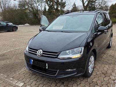 Gebraucht VW Sharan Sound 150 PS (110 kW) 2018 Schwarz Van / Kleinbus