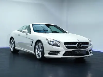 Gebraucht Mercedes SL350 AMG 306 PS (225 kW) 2012 Weiß Cabrio