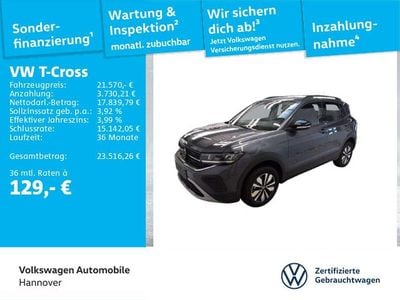 Rauchgrau metallic Gebraucht 2024 VW T-Cross Goal SUV | 21.570 € (Guter Preis)