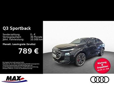 Neu Audi Q3 S-Line 204 PS (150 kW) 2025 Mythosschwarz metallic SUV