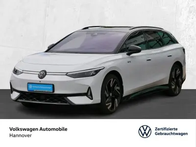 Gebraucht VW ID.7 GTX 250 kW (340 PS) 2025 Gletscherweiß schwarz (metallic) Kombi