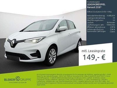 Gebraucht Renault Zoe Evolution 80 kW (110 PS) 2022 Weiß Kleinwagen
