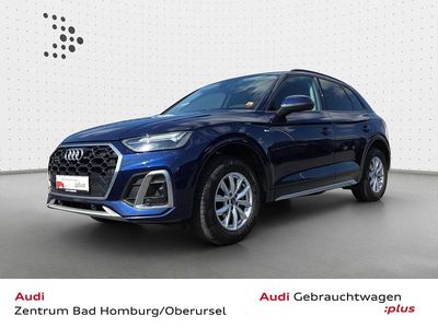 Gebraucht Audi Q5 S-Line 204 PS (150 kW) 2023 Navarrablau metallic SUV