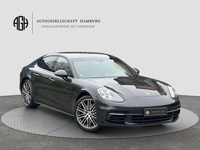 Grau Gebraucht 2018 Porsche Panamera 4S Sport Limousine | 49.994 € (Etwas zu teuer)
