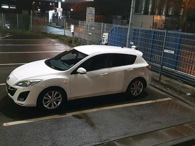 Gebraucht Mazda 3 Sports-Line 185 PS (136 kW) 2010 Weiß Limousine