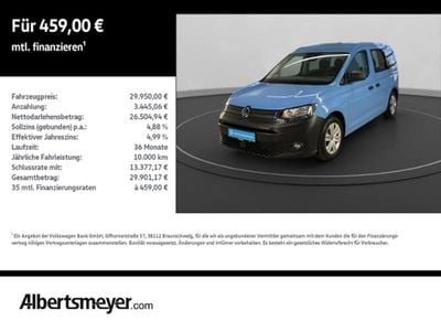 Gebraucht VW Caddy Basis 122 PS (89 kW) 2022 Blau Van / Kleinbus