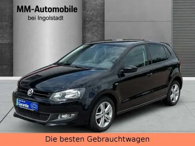 Gebraucht VW Polo Match 90 PS (66 kW) 2012 Schwarz Kleinwagen