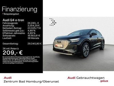 Gebraucht Audi Q4 e-tron Advanced 150 kW (204 PS) 2022 Mythosschwarz metallic SUV