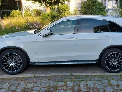 Gebraucht Mercedes GLC250 AMG line 204 PS (150 kW) 2018 Weiß SUV
