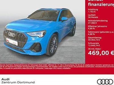 Gebraucht Audi Q3 S-Line 150 PS (110 kW) 2021 Blau SUV
