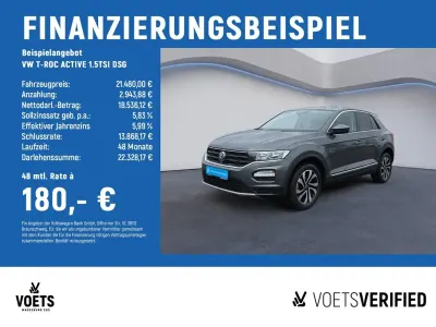 Gebraucht VW T-Roc Active 150 PS (110 kW) 2021 Grau SUV