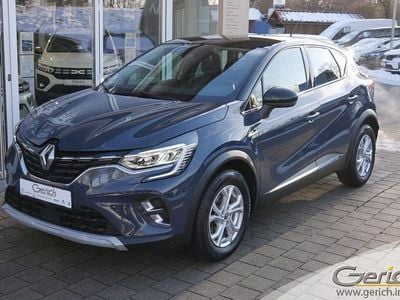 Gebraucht Renault Captur Intens 101 PS (74 kW) 2021 Aquamarinblau metallic/dach blackpearlschwarz SUV