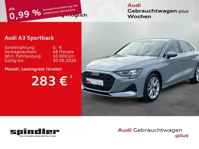 Gebraucht Audi A3 Advanced Plus 150 PS (110 kW) 2025 Pfeilgrau perleffekt Limousine