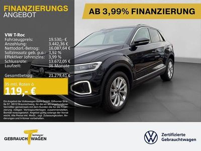 Second-hand VW T-Roc Style 110 CP (80 kW) 2023 Negru SUV