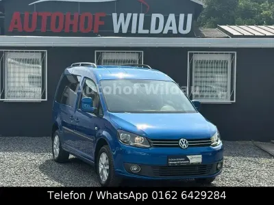 Gebraucht VW Caddy Comfortline 109 PS (80 kW) 2013 Blau Van / Kleinbus