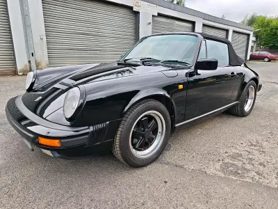 Gebraucht Porsche 911 Carrera Cabriolet 231 PS (169 kW) 1986 Schwarz Cabrio