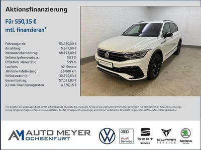 Gebraucht VW Tiguan Allspace Style 193 PS (141 kW) 2024 Oryxweiß perlmutteffekt SUV