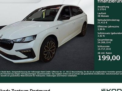 Gebraucht Skoda Scala Tour 150 PS (110 kW) 2025 Moonweiß perleffekt Kleinwagen