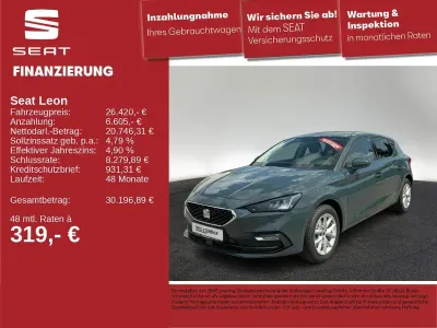 Neu Seat Leon 150 PS (110 kW) 2026 Blau Limousine