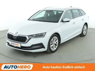 Gebraucht Skoda Octavia First Edition 150 PS (110 kW) 2020 Bila moon/moon white Kombi