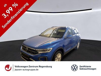 Second-hand VW T-Roc Life 110 CP (80 kW) 2022 Albastru SUV