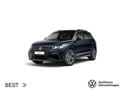 Gebraucht VW Tiguan R-line 200 PS (147 kW) 2021 Nightshade blue metallic SUV