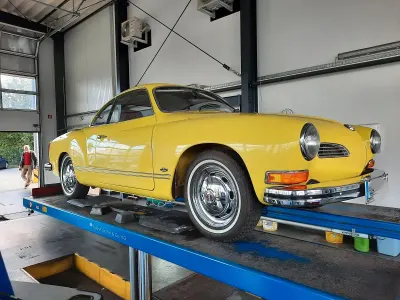Brugt VW Karmann Ghia Karmann 50 HK (36 kW) 1974 Gul Coupe