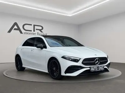 Gebraucht Mercedes A200 AMG line 163 PS (119 kW) 2025 Polarweiss  unilack Kleinwagen