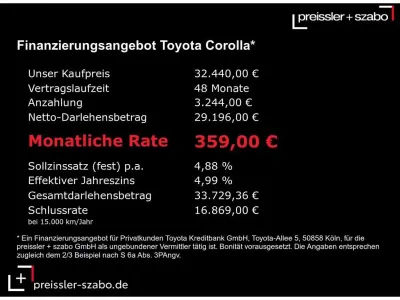 Neu Toyota Corolla 140 PS (102 kW) 2025 Grau Kombi